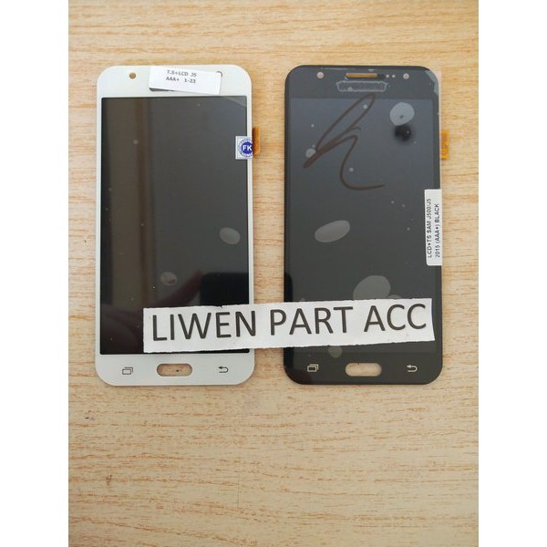 lcd touchsreen lcd full lcd ts samsung j500 j500g j5 2015 contras complete hitam putih