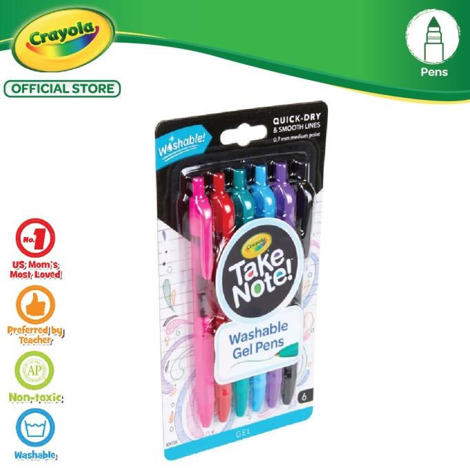 

Crayola 6 Colors Washable Gel Pen
