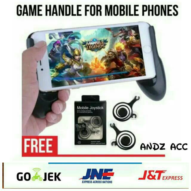 Trend-PAKET 2in1 Gamepad Handle Telor Joystick Holder Plus Fling Sepasang