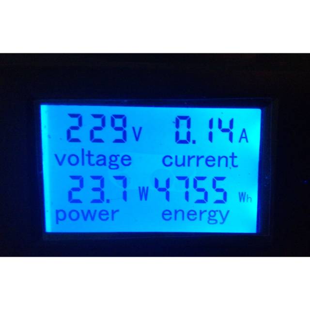 AC digital panel 100A wattmeter KWH Ampere meter | Shopee Indonesia