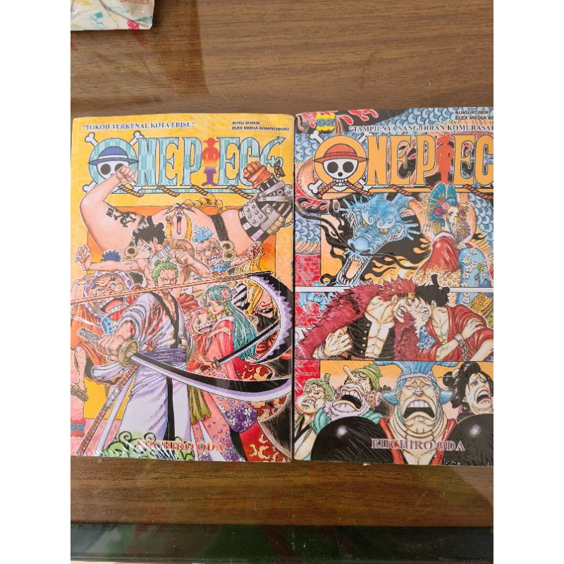 Komik One Piece vol 92 dan 93 segel ori set