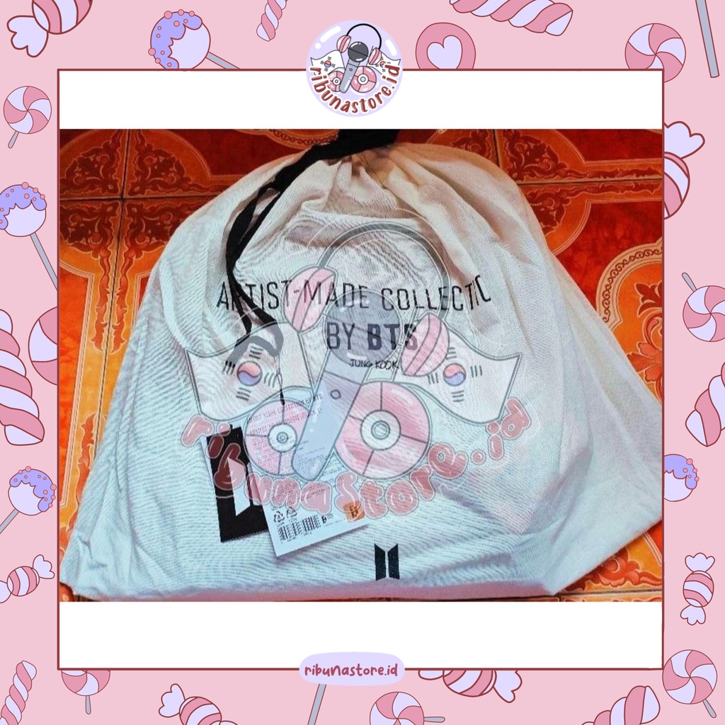 [READY STOCK] ARTIST MADE COLLECTION BY BTS JUNGKOOK - ARMYST ZIP UP HOODY (BLACK SIZE L)