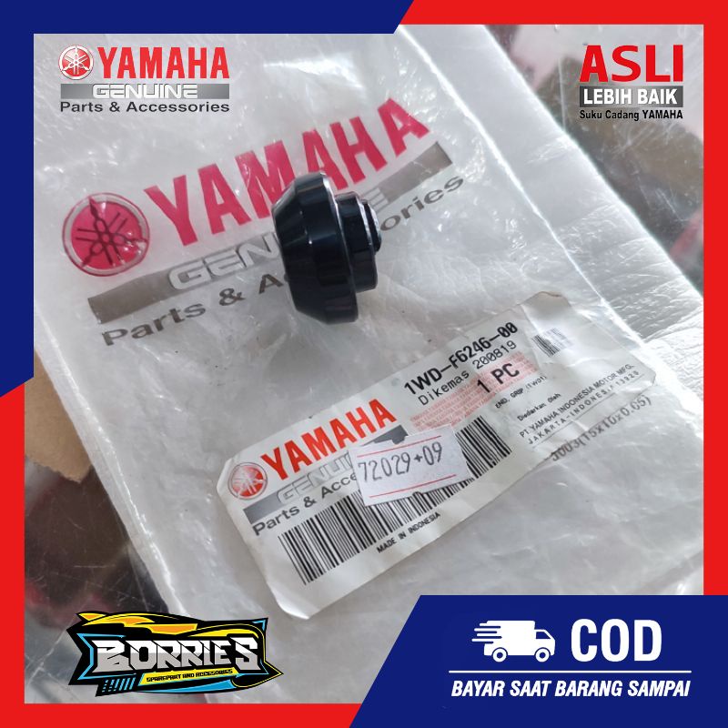 Jalu Tutup Stang Setang End Grip Ori Yamaha NMax N Max R25 1WD-F6246-00