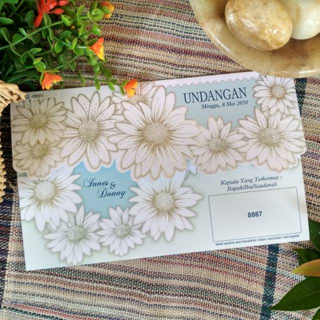 Cetak undangan pernikahan murah ERBA 8887