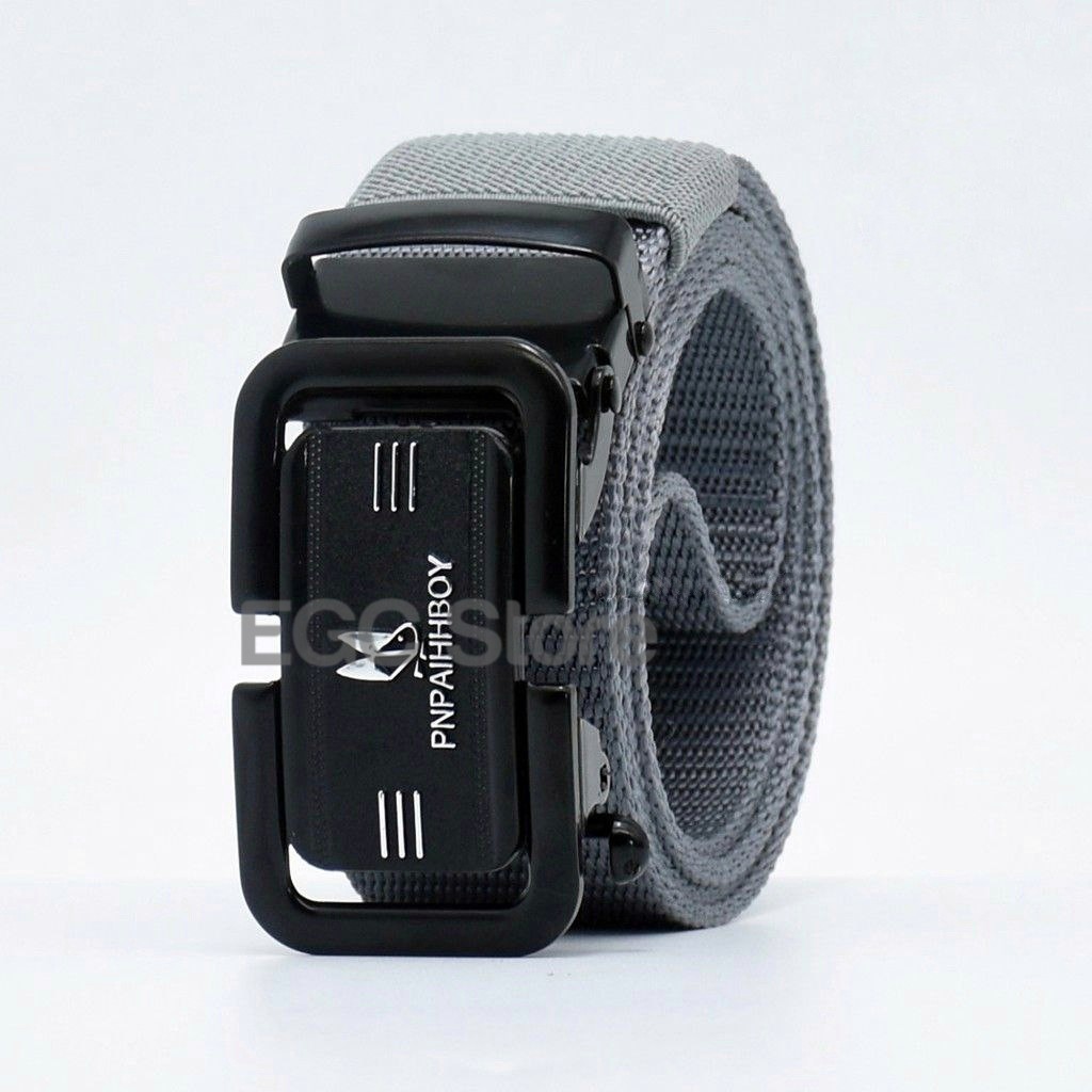 PROMO BEST SELLER ! IKAT PINGGANG PRIA/SABUK PRIA/BELT NYLON CANVAS KEPALA BESI - MC-CCA-40