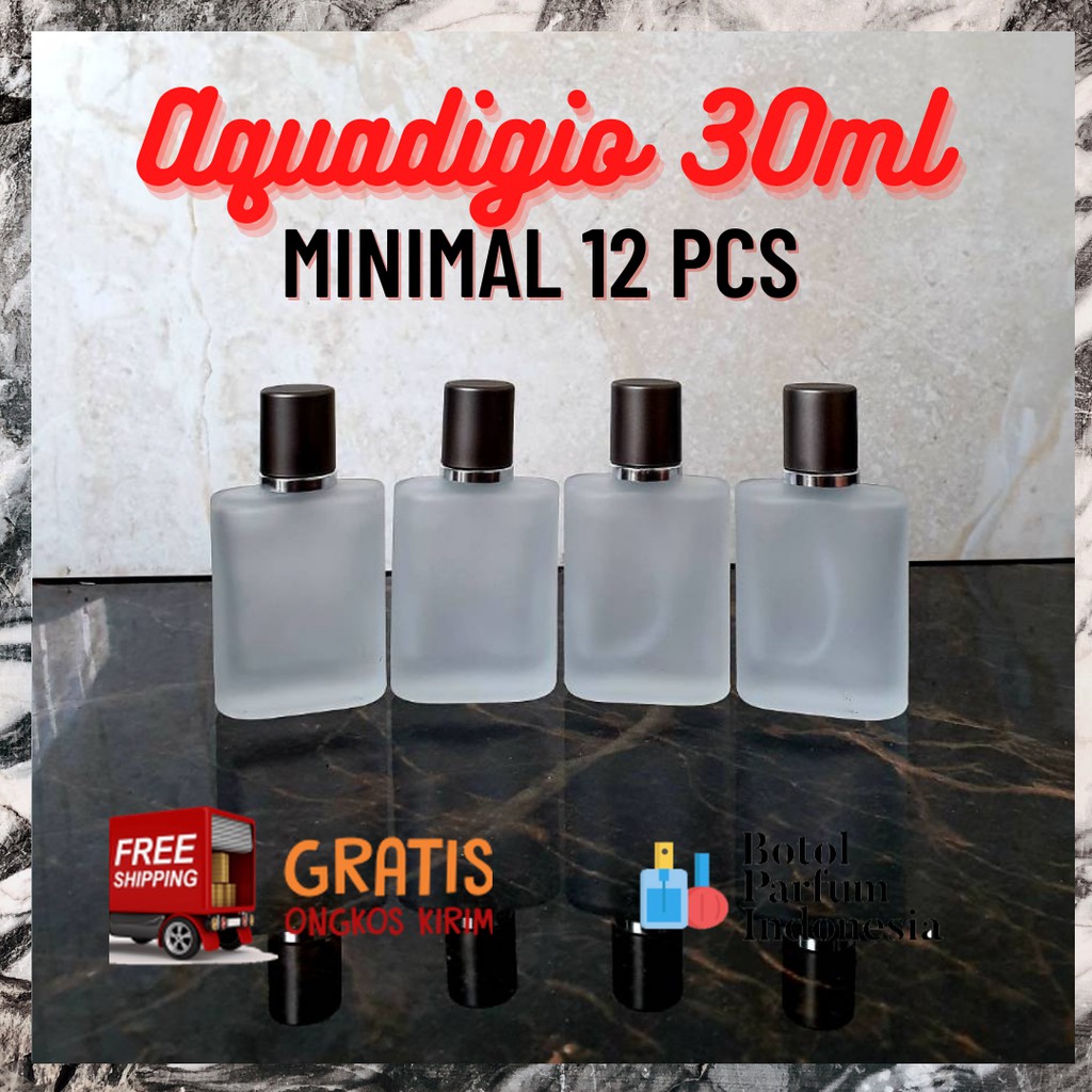BOTOL PARFUM SPRAY KACA KOSONG 30 ML (AQUADIGIO ADG DOFF 30 ML)