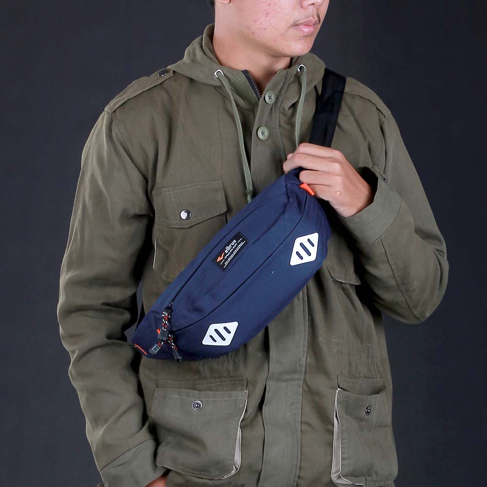 Tas Waist Bag Pria Cowok  Distro Keren Original Premium 170