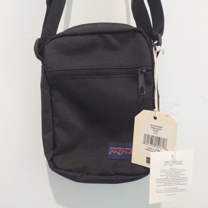 Tas Selempang Sling Bag JanSport Weekender Black Original