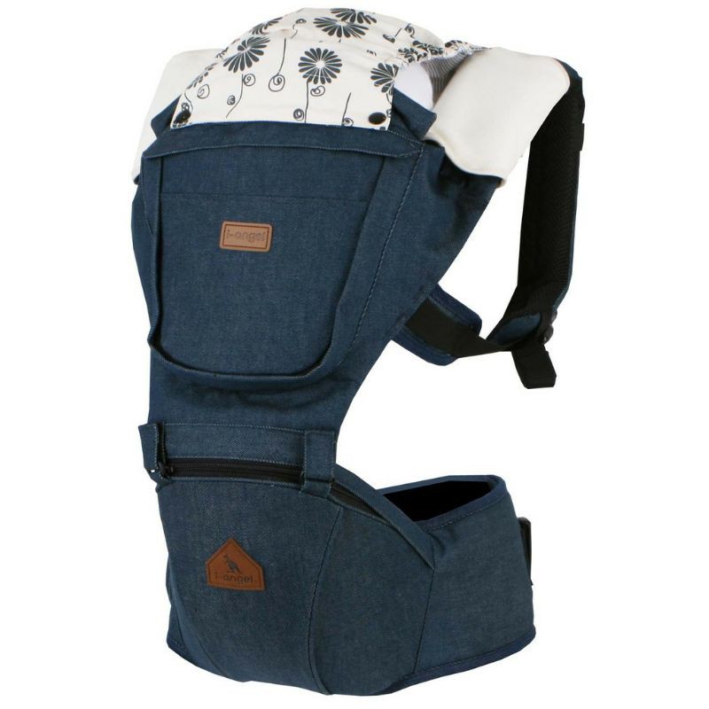 i-Angel Denim Hip Seat Carrier (Gendongan Pinggul Bayi)