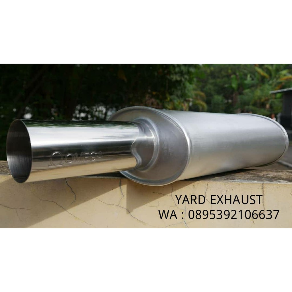 knalpot mobil omega tipe suara bass kering