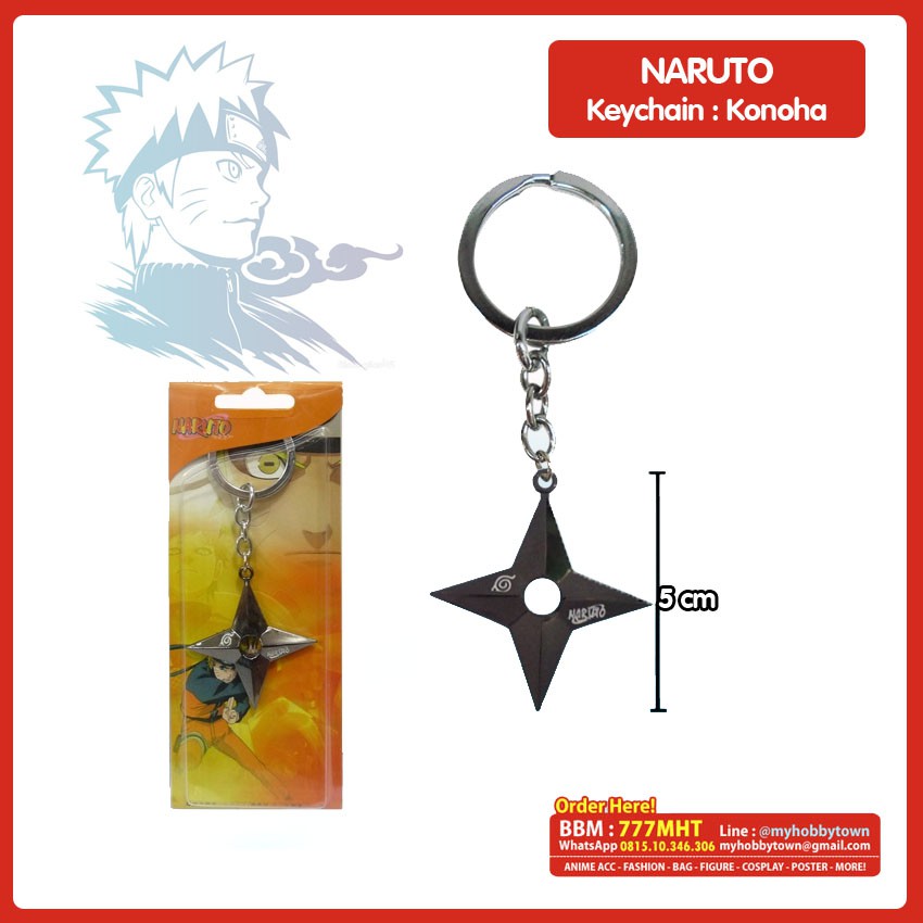 Gantungan Kunci Naruto : Shuriken