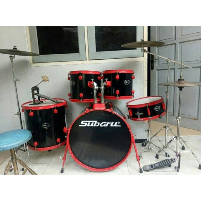 Drum Set lengkap Cymbal & kursi