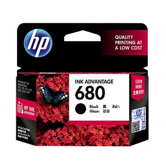 TINTA HP 680 BLACK ORIGINAL