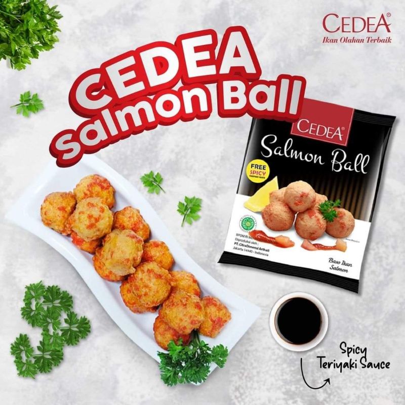 

Cedea Salmon Ball 200gr Saus Teriyaki frozenfood