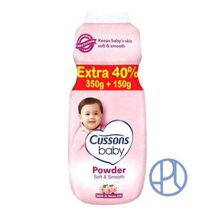 CUSSONS BABY POWDER 350gr + 100gr BEDAK BAYI CUSSON BERRY SAKURA APPLE FRESH NOURISH MILD GENTLE SOFT SMOOTH