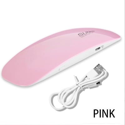 Lampu LED UV Mini 6W Portabel Nail Dryer Untuk Pengering Kutek Gel