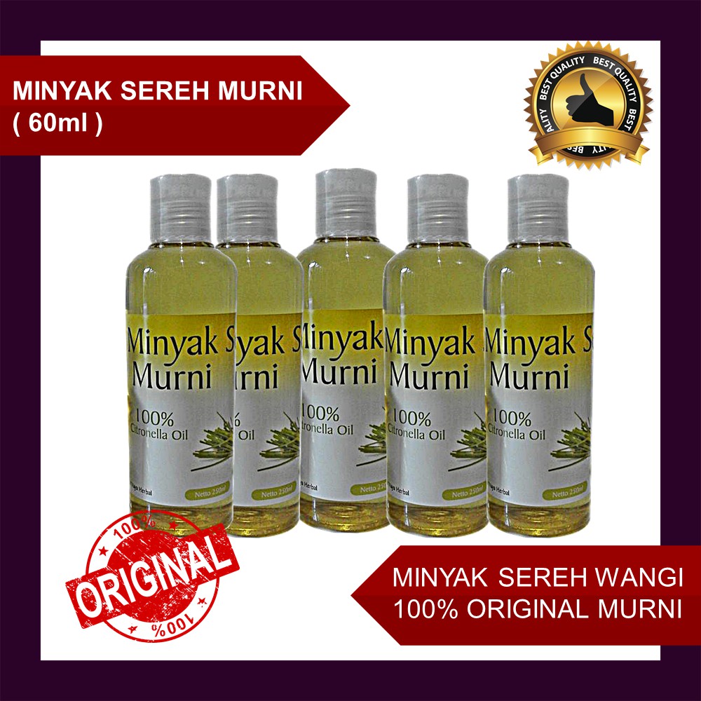 Jual Minyak Sereh Wangi Murni 100% Original 60ml | Shopee Indonesia