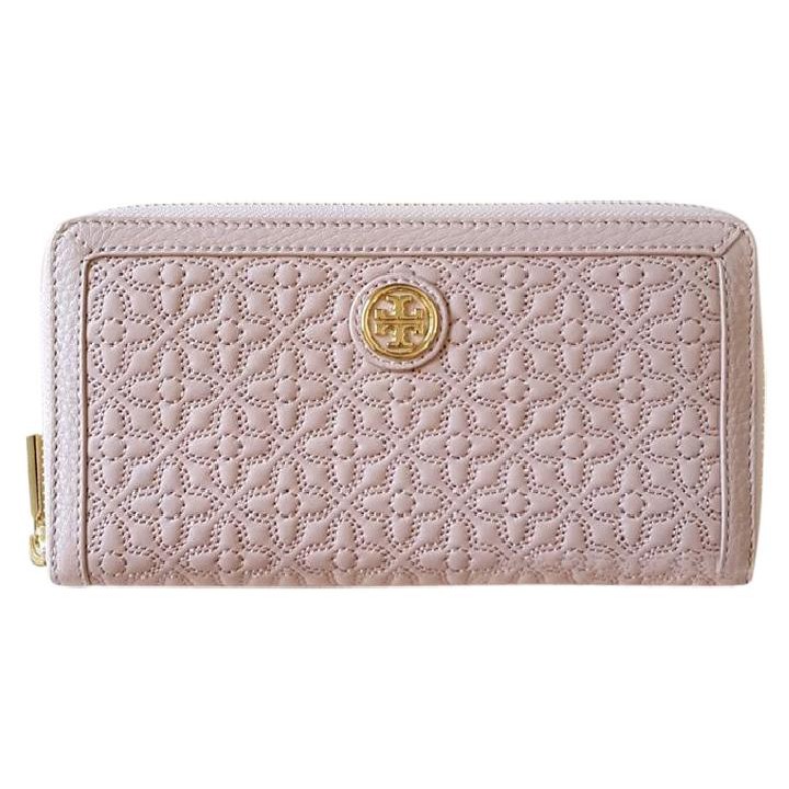Dompet Wanita Tory Burch Light Oak Bryant Zip Continental Wallet