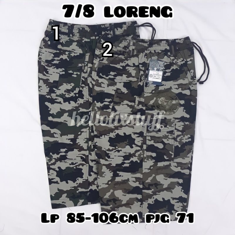 Celana Golius Loreng 7/8 GML 744