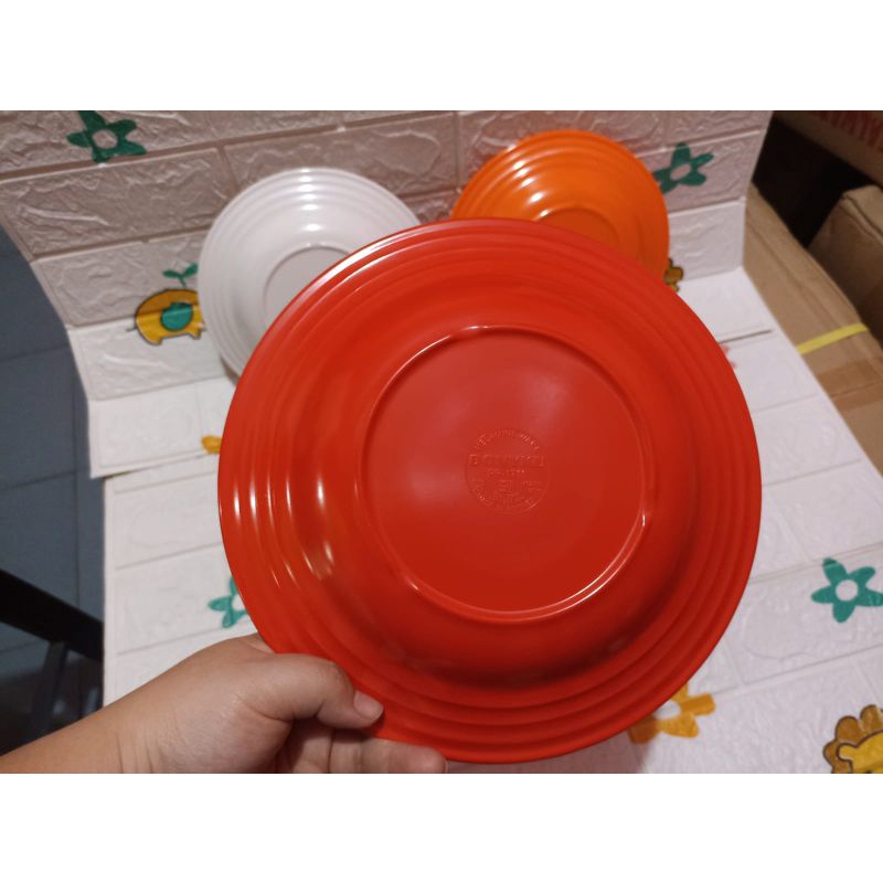 Piring Makan Melamin 9 inch Piring Cekung Piring Melamine Piring Makan Piring Saji Piring Bulat Piring Nasi PR 1711 Donyku