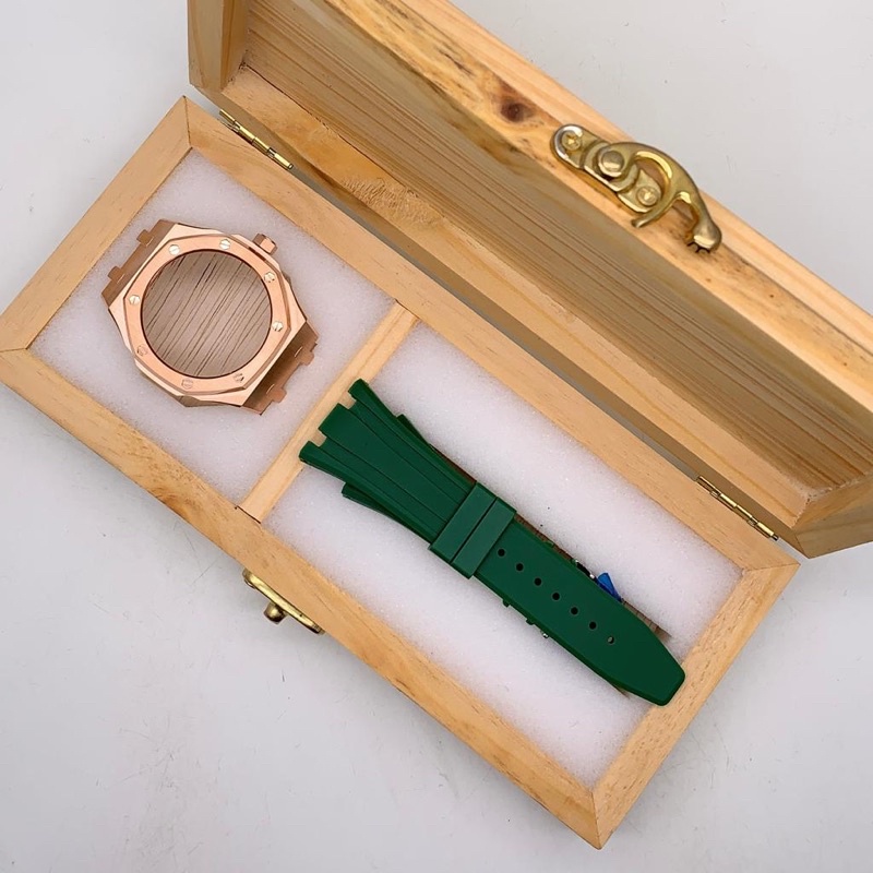 Strap bezel rose gold casio g-shock ga2100 ga-2100 original (1)