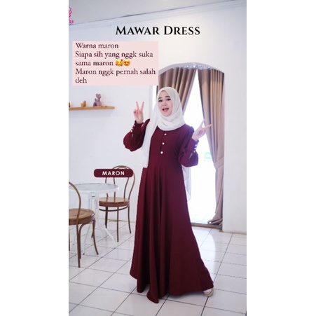 MAWAR DRESS ORIGINAL ADZKIA HIJAB