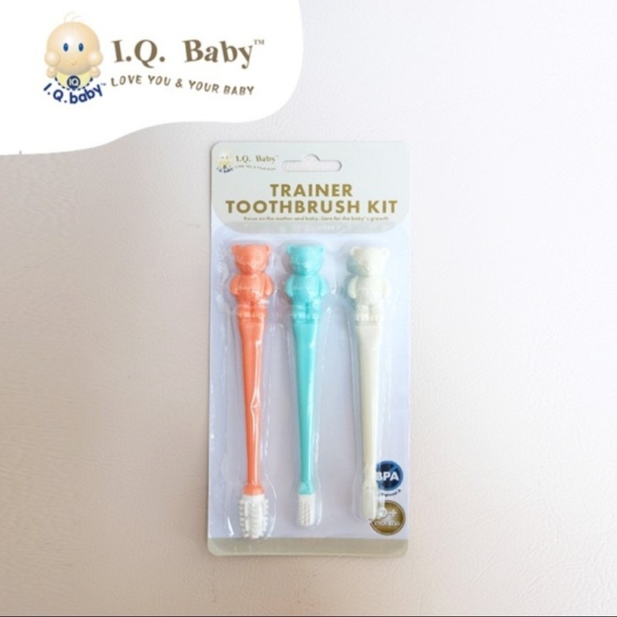 IQ Baby Trainer Toothbrush 3 step