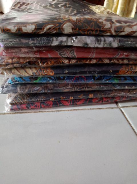 ( 1kg=4pcs) Gebyok Biru  Ori Nareswari Kemeja Batik Lengan Panjang Batik Solo Seragam Batik Kerja