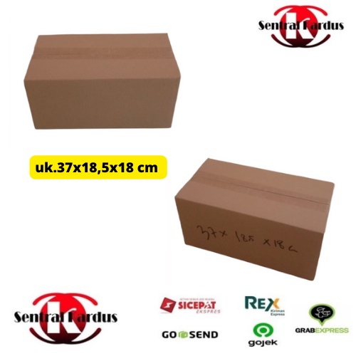 

KARTON KARDUS POLOS UKURAN 37X18,5X18CM/PALING MURAH ! Kardus Box Packaging/Kardus Baru/Kardus Packing/Karton Packing/Kardus Box/Phone Box PALING MURAH-centralkardus