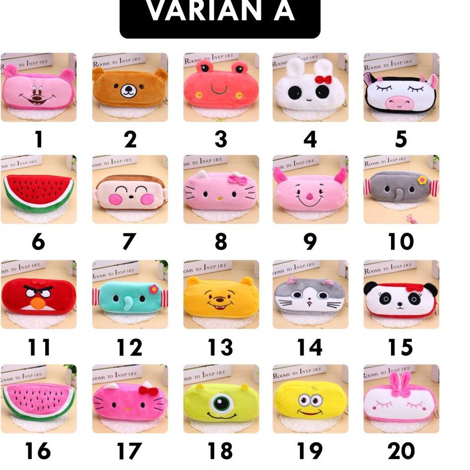 

Baru FJ7 FYGALERYJAKARTA - HL0119 Pouch Aksesoris Kosmetik Karakter Lucu tempat pensil karakter kota
