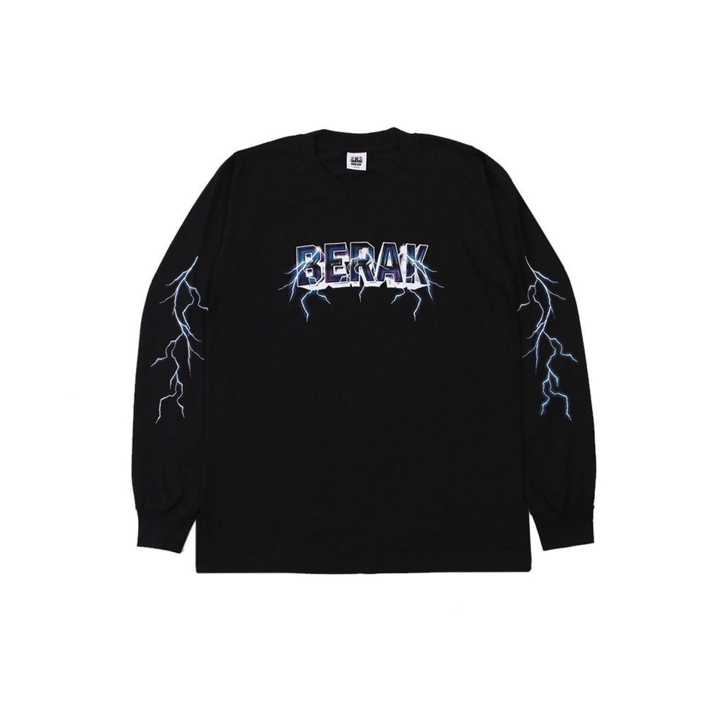 Berak 9420 Tshirt Longsleeves LIGHTNING BLACK