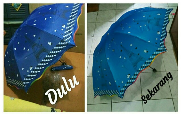 Payung Lipat Fancy Korea Jepang Paris Uv Protection