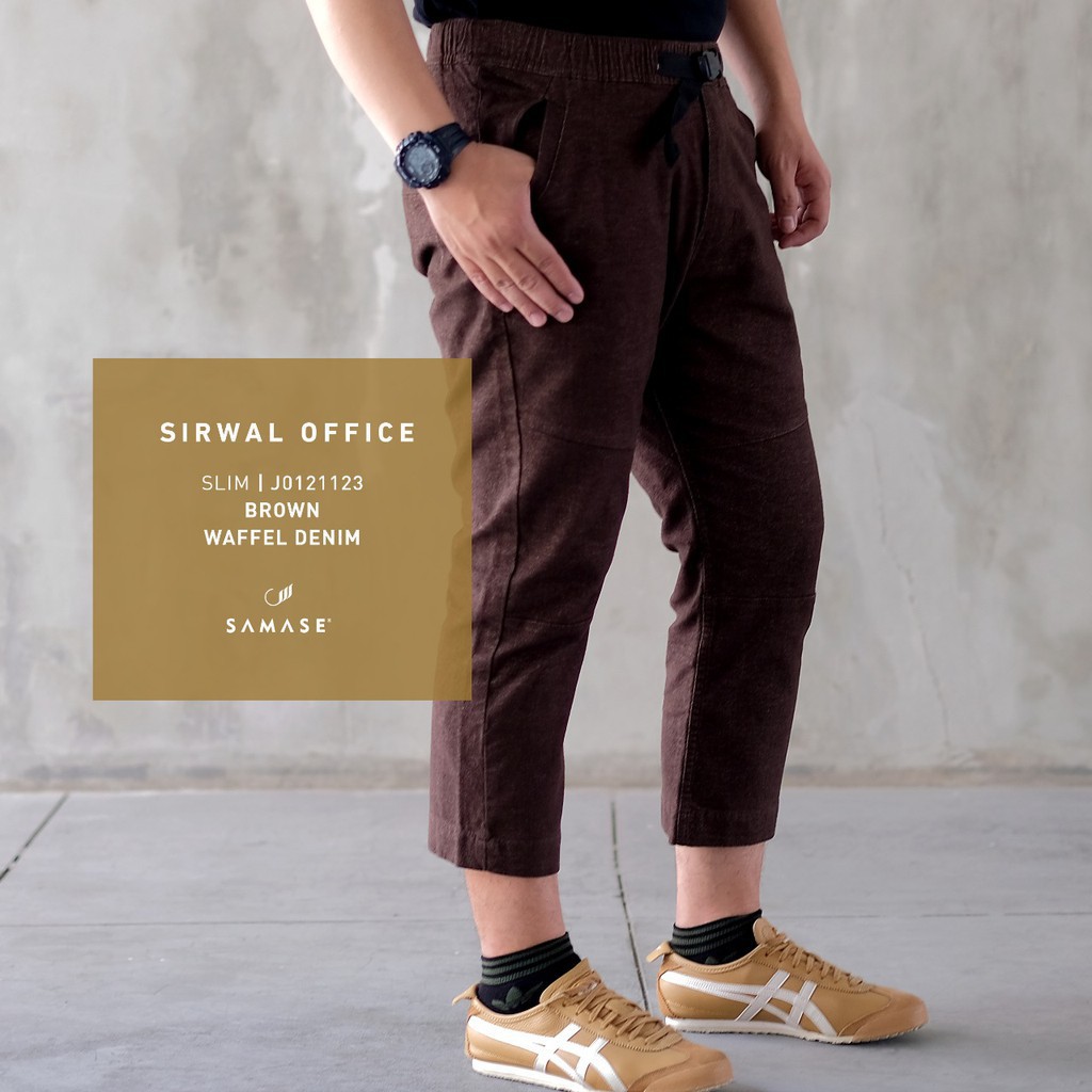 Samase Sirwal Office - Twill Stretch J012 Brown