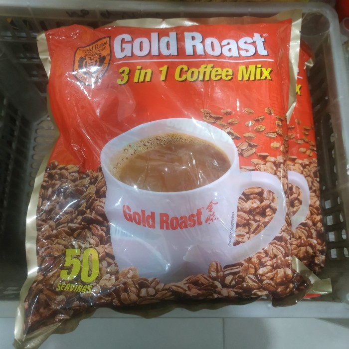 

Gold Roast 3 in 1 Coffe Mix 50 Sticks Singapore Kopi Instant