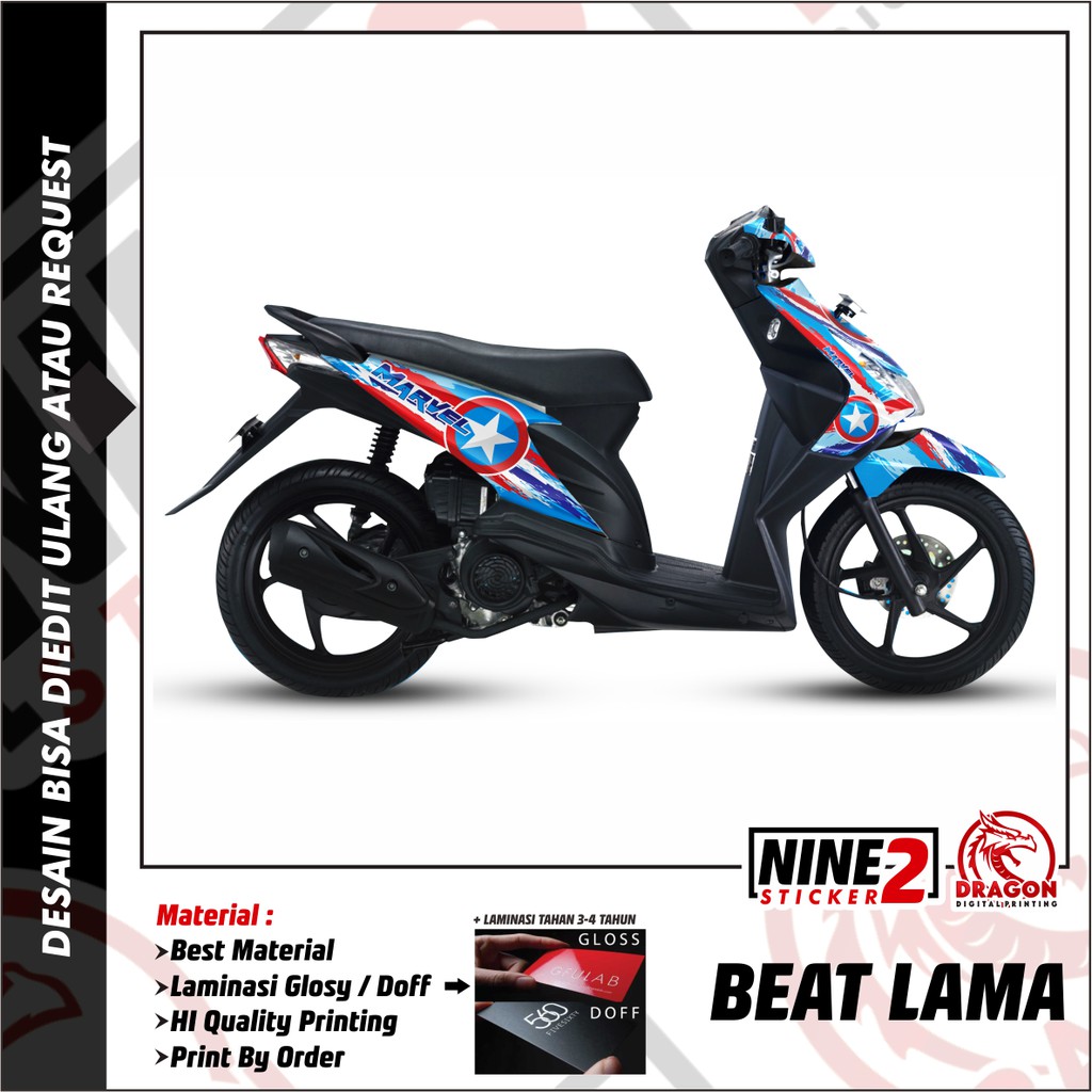 Jual Decal Stiker Honda Beat Karbu Striping Beat 2012 Full Body Decal Beat Lama Sticker Beat Karbu 17 Indonesia Shopee Indonesia