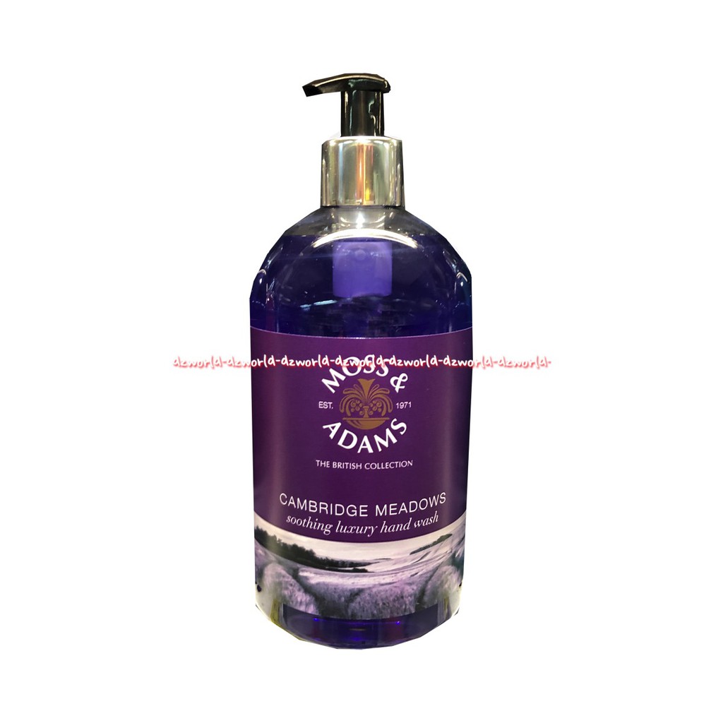 Moss &amp; Adams Kensington 500ml Gardens Relaxing Luxury Hand Wash 500ml Sabun Cuci Tangan Cair Moss Adams Kengsington Handwash