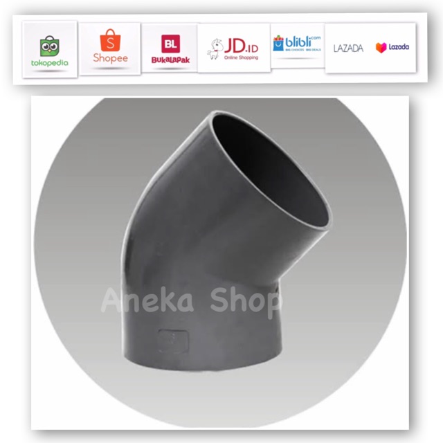 Elbow Keni 3 inch 45 Derajat Aw Rucika