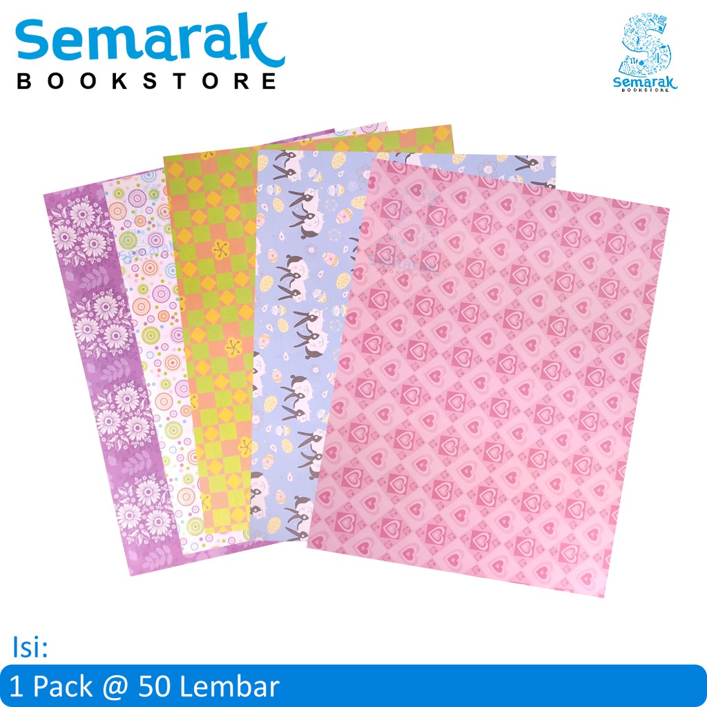 

Kertas Kado HVS SiDU Sinar Dunia Gift Wrap 65 x 49 cm [1 Pack @ 50 Lembar]