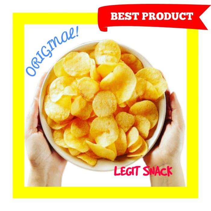 

KERIPIK SINGKONG ORIGINAL / KRIPIK SINGKONG ASIN PUTIH / CASSAVA CHIPS Berkualitas
