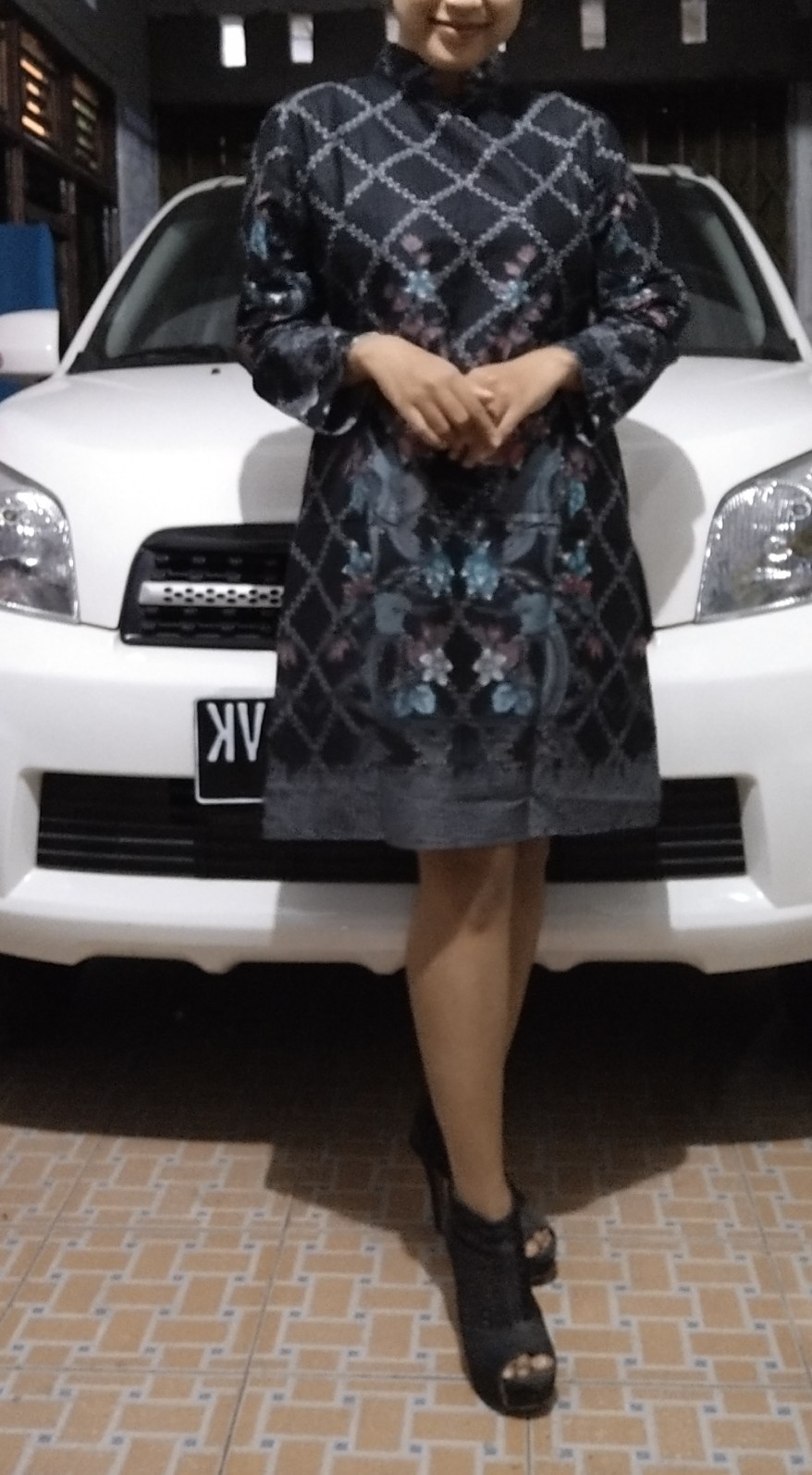 Tunik Batik Wanita Modern Terbaru Jumbo M L Xl Xxl Atasan Batik Wanita Seragam Murah Riskymabatik