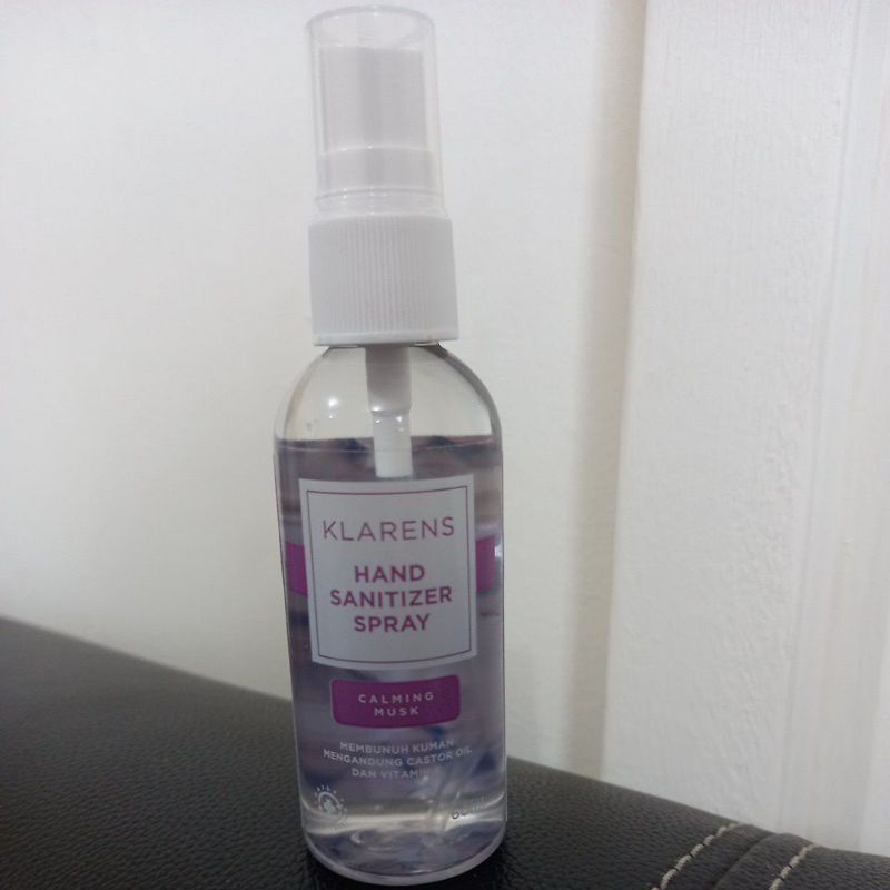 Jual KLARENS HAND SANITIZER SPRAY 60ML CALMING MUSK Shopee Indonesia