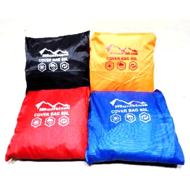 Jual Cover bag Rain cover 80L Mountblank original Waterproof 80L Shopee Indonesia