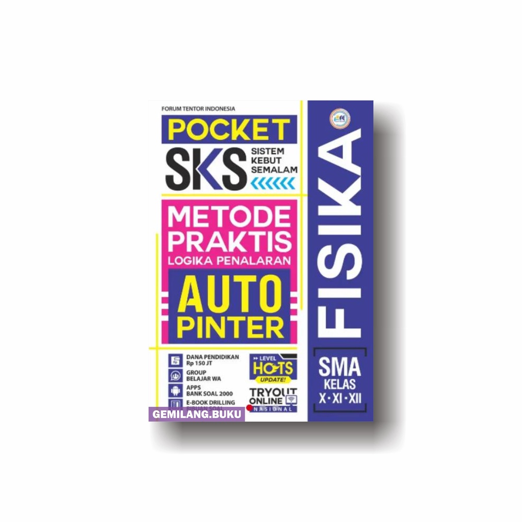 Buku Paket Pocket SKS IPA (Fisika, Biologi, Kimia, Matematika) SMA/MA Kelas X XI XII (isi 4 buku) - Forum Edukasi Buku Paket Pocket Sks Ipa (Fisika, Biologi, Kimia, Matematika)-FISIKA