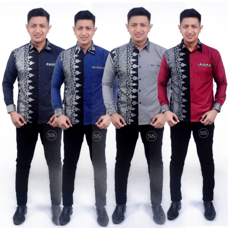 Koko Batik Fashion Muslim Kombinasi C07 Al Haramain