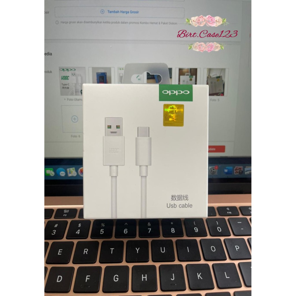 BM069 Kabel data OPPO VOOC Fast Charging original 100% TIPE C usb A5 a9 2020 a52 a33 a92 Reno2f/4 BC2355