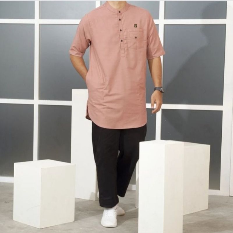 UHUD KURTA PDK UNIQLO PEACH