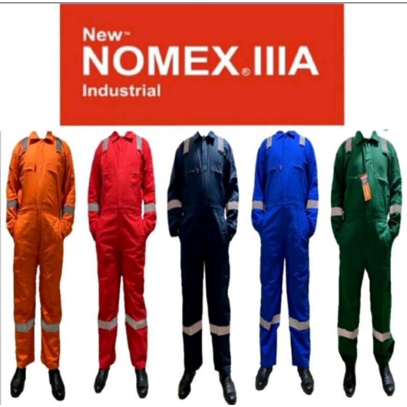 Coverall warepack NOMEX 111A size besar original promo