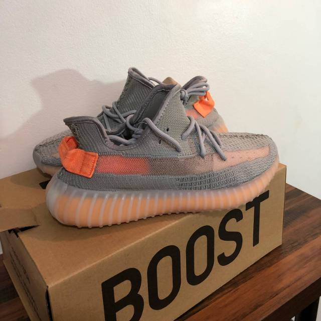 yeezy boost 350 v2 orange grey