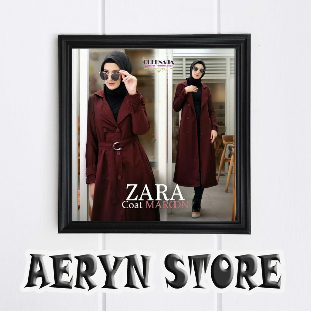 Gamis Wanita/Fashion Muslim Baju Atasan Blazer Wanita Terbaru Zara Coat/Busana Muslim/Kaftan/Abaya