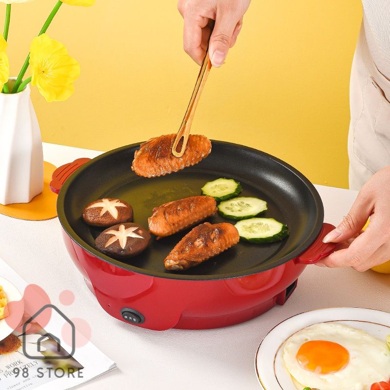 WAJAN ELEKTRIK WAJAN LISTRIK FRYING PAN ELECTRIC FRYING PAN GRILL PAN LISTRIK